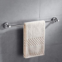 WLVG 304 portasciugamani in Acciaio Inox Bagno portasciugamani Asta Singola Pendente punzone Libero Lungo 30-120 cm portasciugamani (Dimensioni: 30 cm)