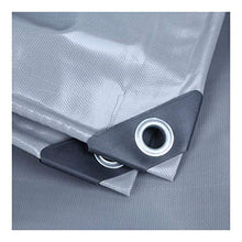 XWZH Telone Impermeabile Heavy-Duty incatramata Balcone Fabbrica Outdoor Farm Cortile Sun Protection incatramata Protezione Solare Impermeabile Protezione UV Grigio 3MX5M, 6MX6M