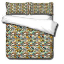 DEWUFAFA Set di Biancheria da Letto Morbida Stampata 3D, Coperchio del Piumino Caldo, Set da 3 Pezzi con Federa (Color : Style01, Size : Super King:87"x103")