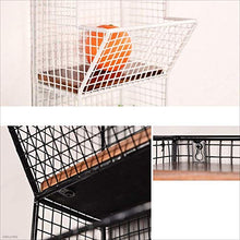 Semplicità Elegante Scaffale a Muro Scaffalature Sospese Scaffali a Ferro Battuto Retro in Legno Massiccio Cuscinetto Resistente All'Usura Forte, 3/4 Strati, 2 Colori, HJJ, bianca, 27.5x17x58cm