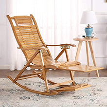 Sedia a Sdraio Beach Yard Piscina Pieghevole Pieghevole Reclinabile Chaise Chaise Bamboo Lounge Chair Interno Outdoor Rocking Relax Chair