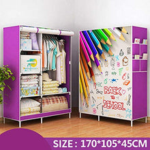 Sgualie - Armadio in tessuto non tessuto, per armadio, guardaroba, pieghevole, grande, per camera da letto, Hh423000cs3., CHINA