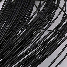 Materiale di tessitura circolare in rattan sintetico, in rattan sintetico, 500 g, colore: nero
