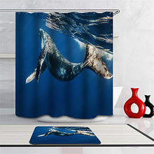 LIYAN Combinazione Bagno. Immagini Chiare E Colori Vivaci Rendono Il Tuo Bagno Pieno di Vita. Accessori da Bagno. Balena Nell'Oceano.