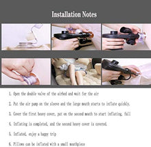 Lettino da viaggio Lettino da viaggio Car Air Mattress viaggio materasso gonfiabile letto aria della base letto gonfiabile Sedile posteriore copertura gonfiabile cuscino del divano Dimensioni: 135 * 9