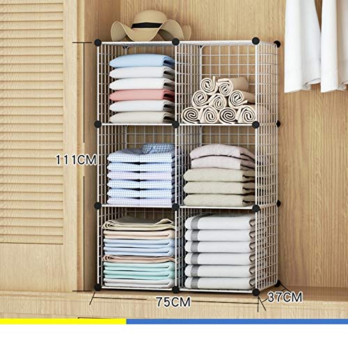 JYXJJKK Armadio A Strati Sovrapposti Gratuiti,divisore di Stoccaggio Vestiti Pieghevoli-g