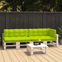 Buyounger Cuscini per Divano Pallet 5 pz Verde Brillante
