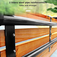 GaoF Panchine per Il Tempo Libero da Esterno, panchine da Giardino Resistenti alle intemperie in ghisa e Legno massello, panchine da 2-4 posti con braccioli Schienale, panchine Decorative