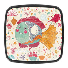 Pesce cartone animato 4 PCS Pomelli per Porta, Pomolo per Mobile, Pomelli per Mobili con Viti, Maniglia per Armadietto, Pomelli per Porta, Pomelli per Cassetti per Porta, Armadio, Cassetto e Credenza