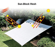 Panno Ombreggiante Bianco con Occhielli, Rete A Raggi UV A 85% per Coperture di Piante, Patio, Prato Inglese, Tetto, Balcone, Posto Auto Coperto (Dimensioni : 3X5m)