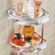 AGGF Mensola per Doccia da Bagno ad Angolo in Alluminio con Montaggio a Parete Accessori per Il Bagno Supporto per cestello