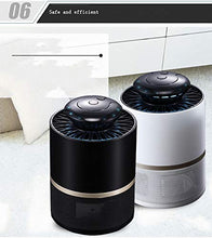 WELBLQ Uccisore di zanzare fotocatalizzatore, Repellente per zanzare Bambino Donne in Gravidanza Repellente per zanzare Muto Cucina Camera da Letto casa Assassino di zanzare-Black