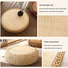 LTINN Cuscino da Pavimento Tatami, Materiale Naturale, Scheletro in Legno massello, Fatto a Mano, Resistente, Cuscino per la Cerimonia del tè per Uso Domestico