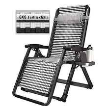 Pieghevole Sun Lounger Zero Gravity Lounge Chair Sedia regolabile Braccioli A Braccioli A Braccioli per Beach Spiaggia Piscina Camp Lounge Sedia con supporto per poggiapiedi 350 libbre Jialele