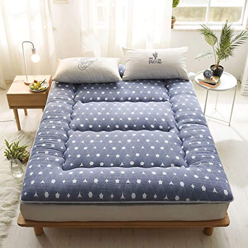 LJ Pad Imbottito per Studente Pieghevole Imbottito per Materasso Tatami Antiscivolo (Colore : 1, Dimensioni : 100x200cm)