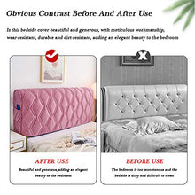 Copertura Testiera Letto, Fodera per Testiera Lavabile Resistente Ai Graffi E Antipolvere, Fodera Protettiva Antipolvere per Arredamento Camera da Letto,Green-120cm