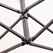 SNODEC Gazebo RICHIUDIBILE 3X3 M Pieghevole A Fisarmonica Mercato TENDONE con Laterali (Rosso)