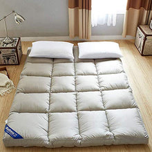 CVNJSKDKH Hotel Materasso Tatami - Materasso Pieghevole Futon - Coprimaterasso Imbottito E Trapuntato (Color : Gray-5cm, Size : 120x200cm)