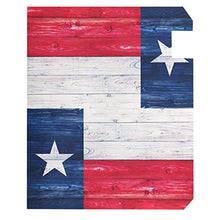 Bandiera Americana Lo Stato Texas Cassetta delle Poste in Legno Copre Magnetica Giardino Cantiere Casa Decor Dimensioni Standard 53,3 cm x 45,7 cm