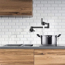 TTLIFE Rubinetto da Cucina Ottone senza piombo Rubinetto pieghevole Rotazione di 360 ° Rubinetto pieghevole a parete Bocca girevole e abbattibile