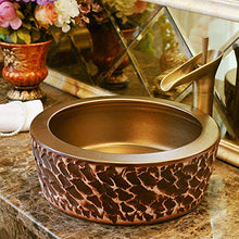 WEHOLY Lavabo in Resina Pietra Naturale Ovale da Incasso Bagno Rotondo Lavabo Europeo retrò Lavabo Jingdezhen Ceramica Hotel Lavabo antispruzzo