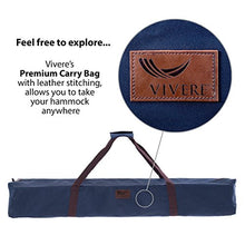Vivere Do UHSDO8-25 Amaca con Supporto Brasiliana, Cotone, 250 cm, Portata 200 kg Borsa da Trasporto inclu, Luna Doppia, Desert Moon