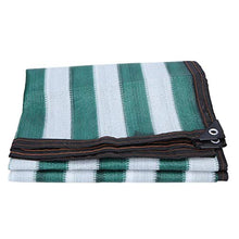 AOHMG Frangisole Frangivista, Il 90% Telone Ombreggiante Heavy Duty con Occhielli Rete Ombreggiante/Ombra, per Kennel Barn,Stripe_5x10m/15x30ft