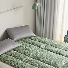 YXXCD Materasso Letto Futon Pavimento Tatami Materasso Tappetino Morbido Mantieni Caldo Confortevole Pieghevole Giapponese Alta qualità Domestico Student Dormitorio-Verde 120x200cm(47x78inch)