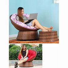 MXZBHLettino da Giardino in Rattan con Divano Pigro Casual, Adatto per Divano da Giardino con Balcone