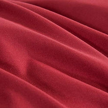 Aisbo Lenzuola Coprimaterasso Matrimoniale con Angoli Tinta Unita Estate 160x200x30cm Rosso