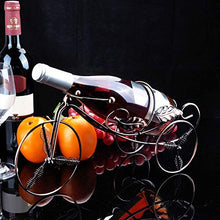 Tarente Innovativa del Ferro di Stile Red Wine Wine Rack Display Stand dell'organizzatore del Supporto della Decorazione della casa