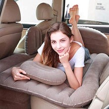Lettino da viaggio Lettino da viaggio Sedile posteriore Materassino all'aperto e al coperto a duplice uso Materassino letto domestico Car Air materasso morbido floccato materassino con cuscino gonfiab