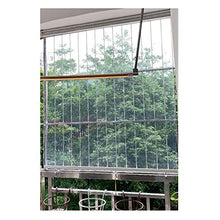 GDMING Tende Balcone Trasparenti, Esterni Impermeabile Tende A Rullo, PVC All'aperto Finestra Pannelli per Pergola Gazebo Terrazza A Prova di Vento Copertina, Personalizzabile