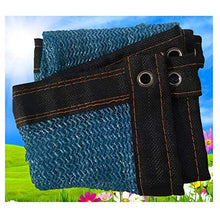 FCXBQ Rete Esterna Resistente ai Raggi UV per Piante da Giardino Giardino Panno Ombra Verde Bordo nastrato con Gommini 85% Tasso di Blocco ultravioletto Copertura Canopy Barn Kennel (Colore: Blu,