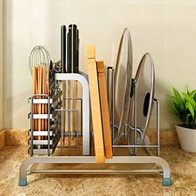 LYM &ripiano di stoccaggio Mensole da Cucina, mensola Multifunzione in Acciaio Inossidabile Scaffale di Finitura