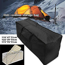 DIYARTS 210D Oxford Borsa da Giardino Grande Borsa da Giardino Impermeabile Borsa per Cuscino da Viaggio Custodia Leggera con Cerniera (173 * 76 * 51cm)