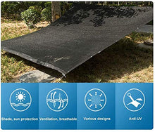 Lanrui Tende da Sole Ombra Panno Outdoor 95% Nero Sunblock Shading Netto Ampio Giardino Pergola Patio Piscina Veranda Personalizzabile (Dimensioni: 3M × 6M) Dimensione: 5M × 5M (Size : 5M×5M)
