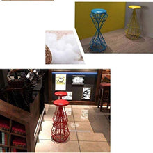LWW Sedia, Sedie cucina industriale Sgabello per Bar Bistro Patio Cafe Garden Sedile rotondo sedia con gambe in metallo Bar gastronomia Colazione Contatore,verde