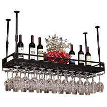 JHGJBJ Appeso cremaglie, Supporto 30-60cm Regolabile in Altezza Ferro Appeso Vetro di Vino, con portabottiglie Vino, Appeso cremagliera della Tazza (Size : 80x30cm)