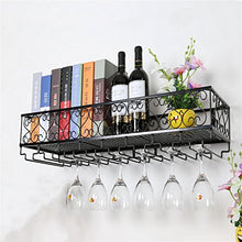 Scaffale da parete per vino Scaffale da parete Scaffale porta bottiglie da vino Hang Upside Down Cup Glasses Rack