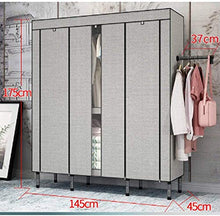 JINPENGRAN Armadio combinata, Semplice Mobili Camera da Letto Assemblea Economico Moderno Armadio Governo di immagazzinaggio, 175 * 145 * 45cm