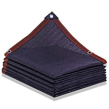 LLCY Heavy Duty Ombra Panno di Maglia Blocchetto di Sun del Tessuto con i Gommini di Protezione for Garden Copertura Fiori Patio Piante Lawn Nero a 20 Pin Vele Parasole (Color : 3X5m)