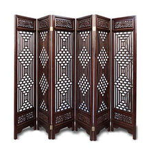 Room Screen Even Schermo di Decorazione del Salotto Marrone Antico, mobili Tradizionali orientali di Fascino, Pieghevole, divisore a Parete
