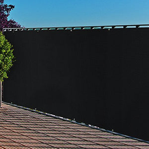 Noor Balkonblende mit Ösen PE Rivestimento per balconi 0,9x3m Colore: antracite Privacy Protezione dai raggi UV Balcone
