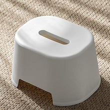 Omenluck 1 sgabello poggiapiedi doccia sgabello in plastica per uso domestico piccolo e corto antiscivolo addensare