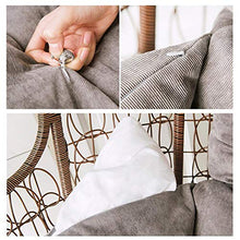 Buding - Cuscino per sedia sospesa, cuscino per sedia, cuscino per sedia a sospensione, poltrona a dondolo, sedia in casa e in giardino (no telaio) 70 x 145 cm