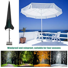 Ruiqas Copertura Impermeabile dell' ombrellone con Asta Coperture dell' Ombrello a Mensola del Patio Copertura della Chiusura Lampo dell' Ombrello dell' Ombrello dell' ombrellone da Giardino