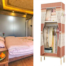 JJZXT Portable Abito Armadio Rack Pieghevole Non Tessuto Mobili Camera da Letto Bagagli Armadio Cabinet Multifunzione Antipolvere D'umidità