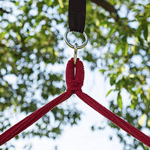Amaca portatile da giardino da appendere in corda per dondolo per interni ed esterni, per patio, camera da letto, albero da 226,8 kg, capacità di peso: 2 cuscini per sedere.