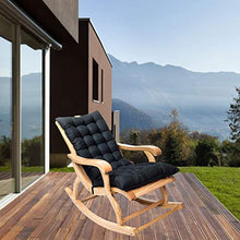 basku Cuscini per Sdraio da Giardino, Cuscino Prendisole Cuscino per Esterno da Giardino Cuscino per sedie a Sdraio Cuscino Imbottito per Sedia reclinabile con Cinghie (120 * 50 * 12cm)